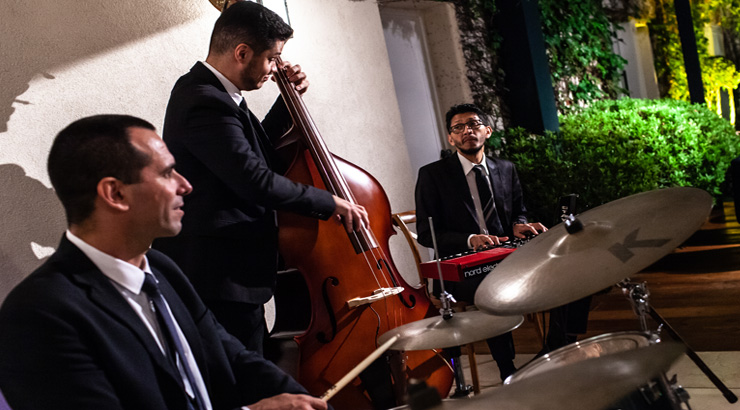 Noite do centenário do Palestra Itália no Citibank Hall. Brasil jazz trio !